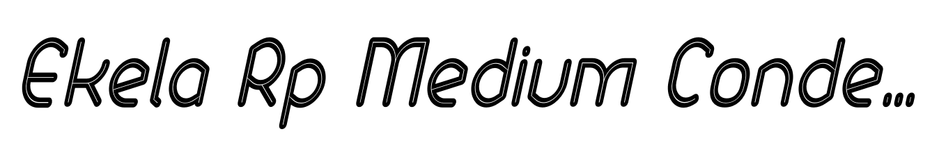Ekela Rp Medium Condensed Italic